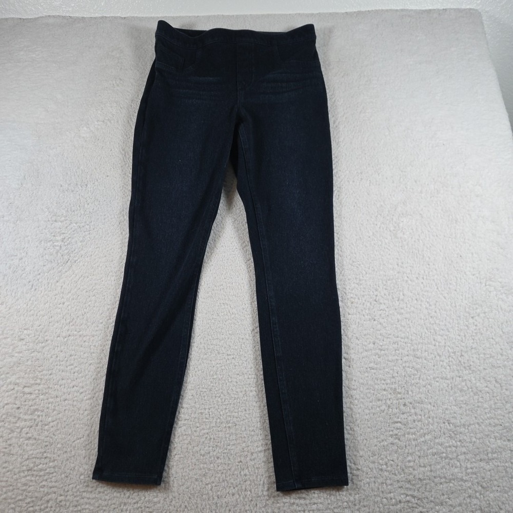 SPANX Jean-ish Ankle Leggings‎ in Twilight Wash, L